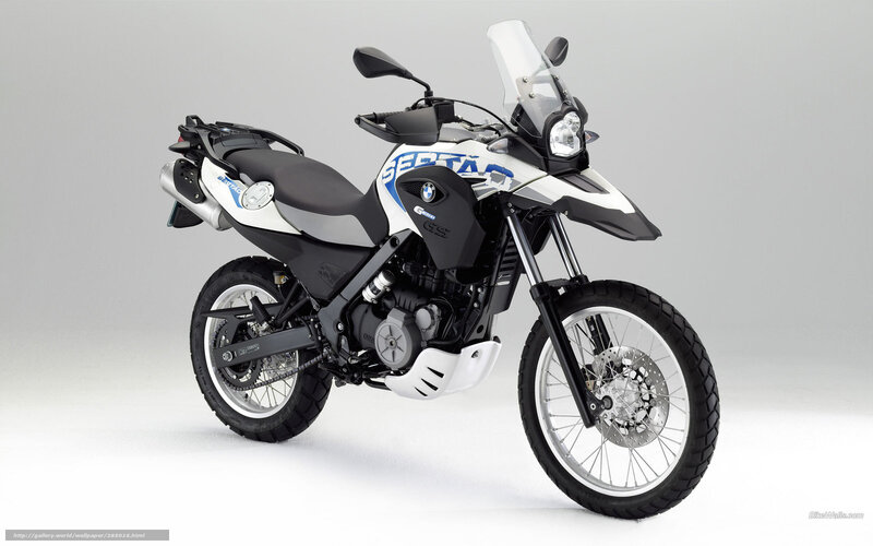 BMW G650 GS Motorcycle — White, Neutral