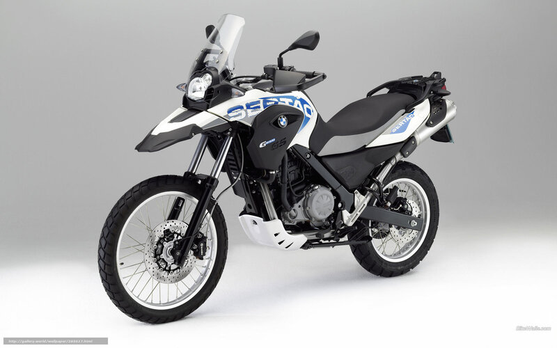 BMW G650 GS Motorcycle — White