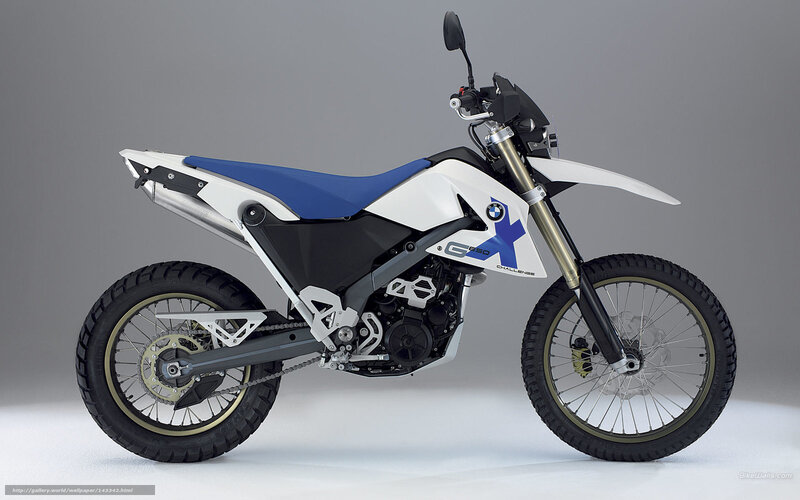 BMW G650 Motorcycle — White