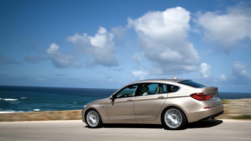 BMW Gran Turismo on coastal road