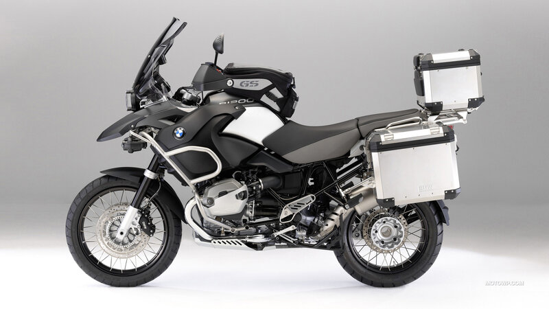 BMW GS Adventure Motorcycle — Black