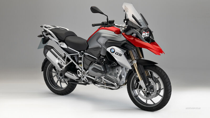 BMW GS Motorcycle — Silver
