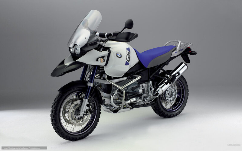 BMW GS Motorcycle — White