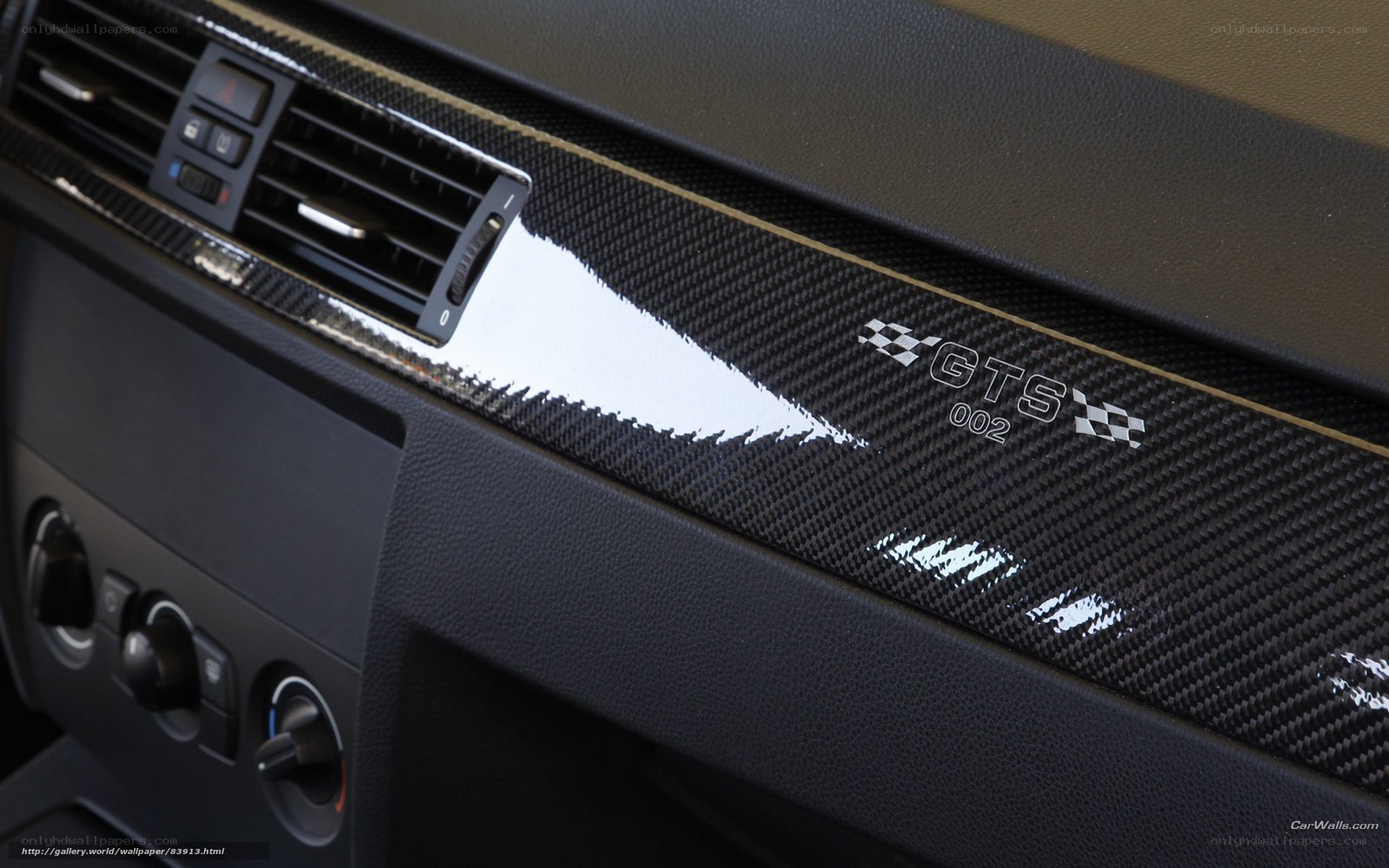 BMW GTS 002 interior trim
