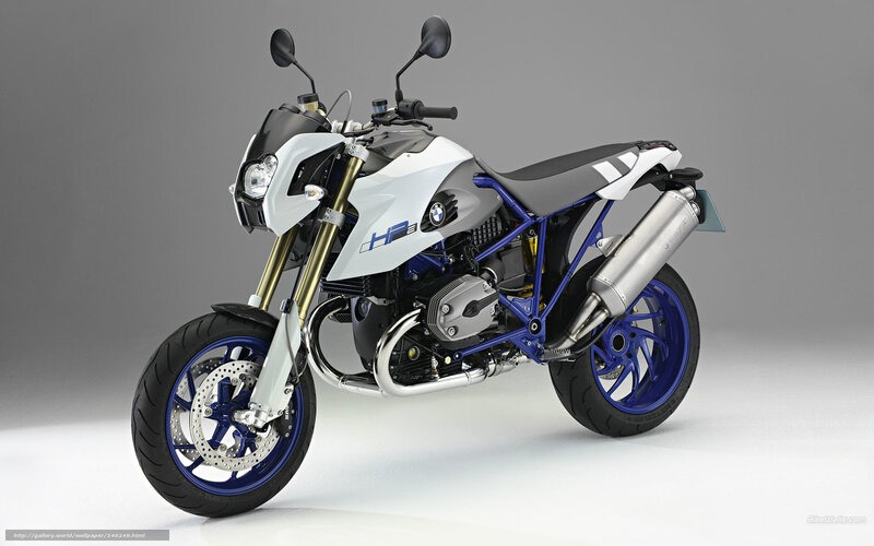 BMW HP2 Sport Motorcycle — White