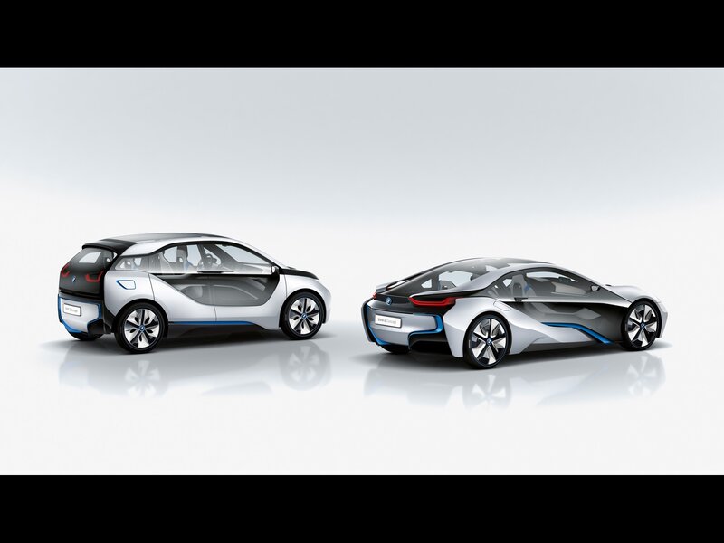 BMW i3 and i8 concept cars