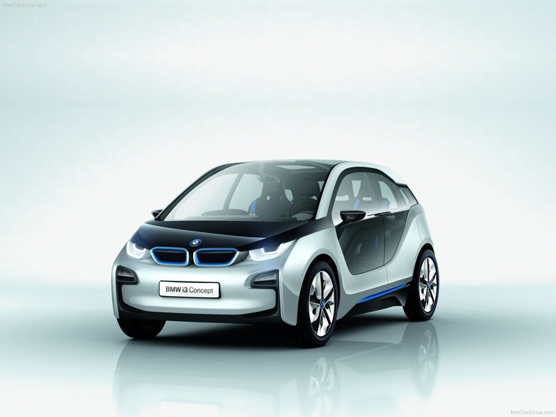 BMW I3 Concept Car — Silver, Modern, Photograph