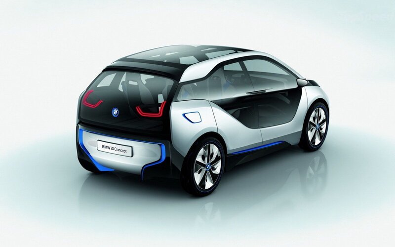 BMW I3 Concept Car — Silver, Modern