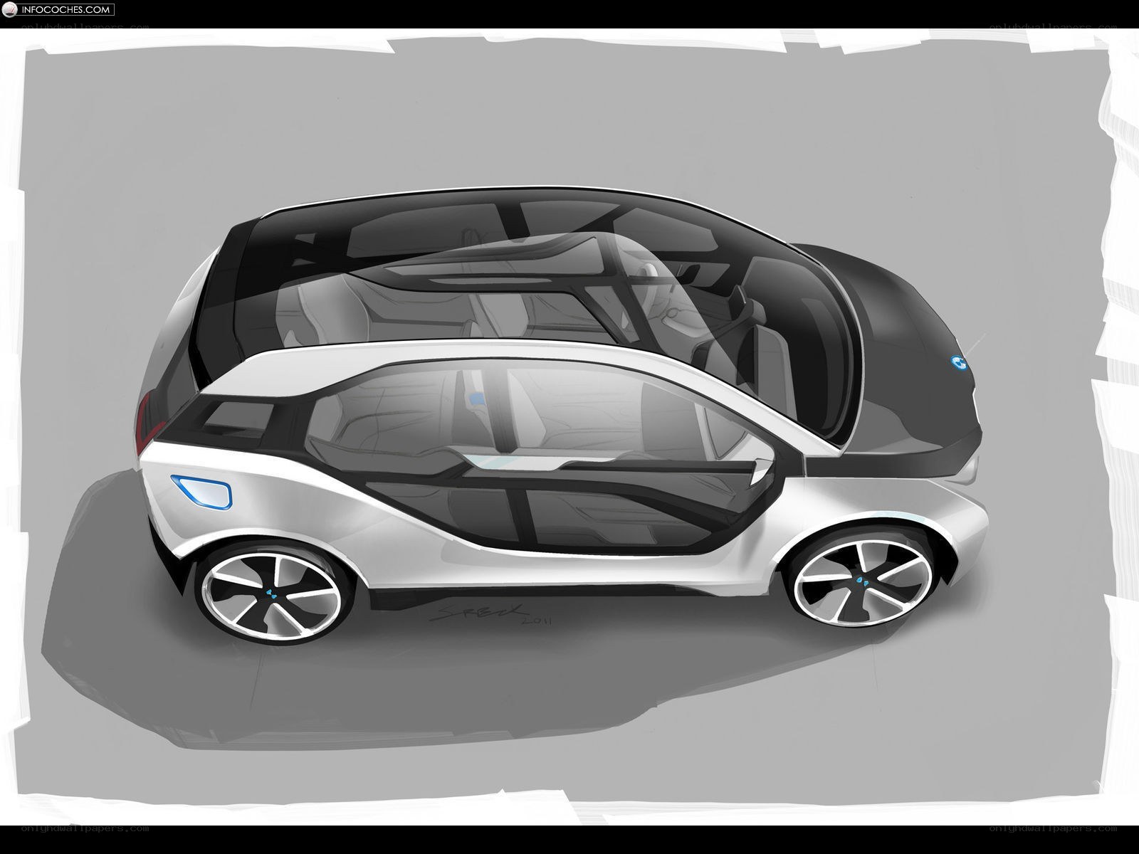 BMW i3 concept sketch