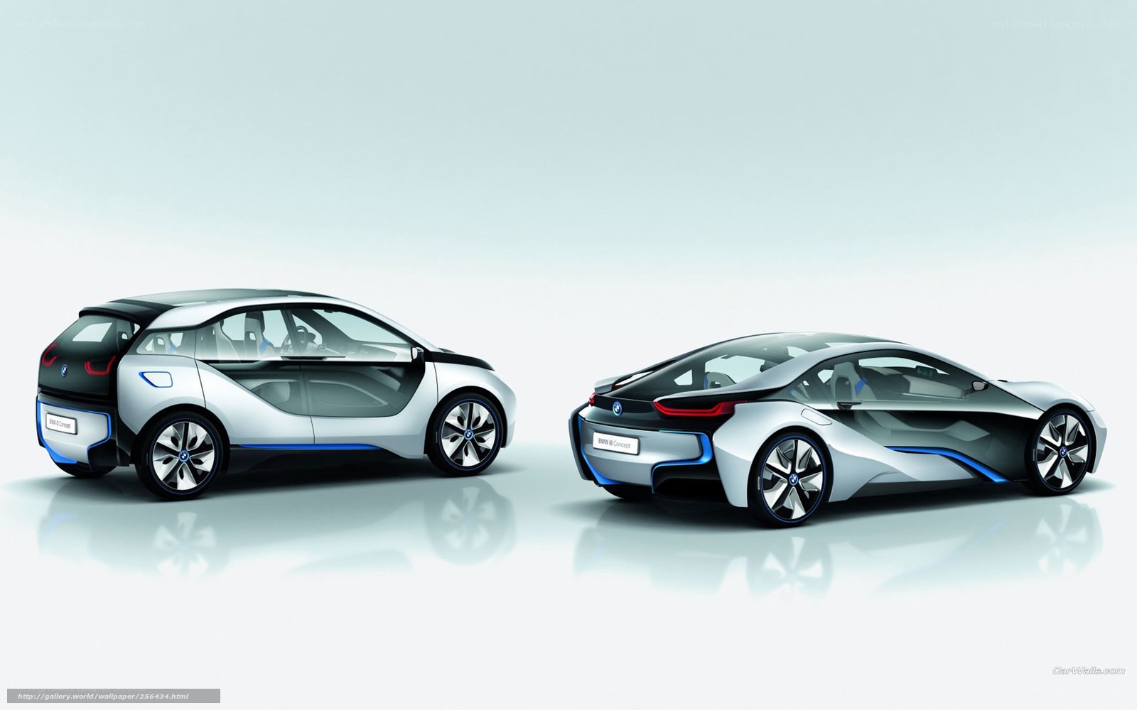 BMW i8 and i3 concept cars