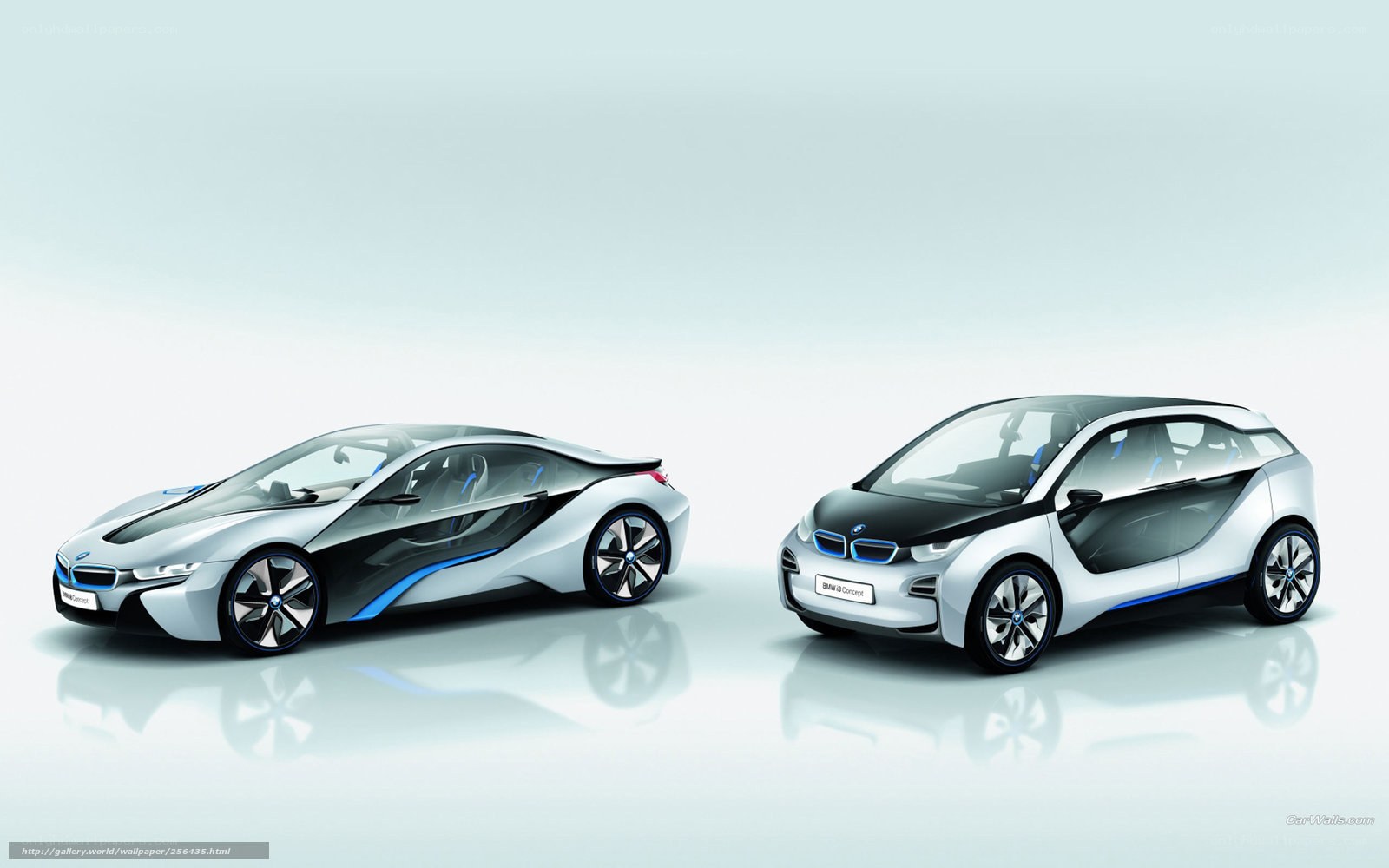 BMW i8 and i3 concept cars