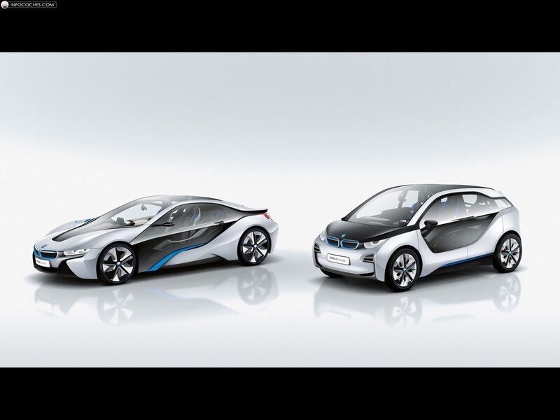 BMW i8 and i3 concept cars