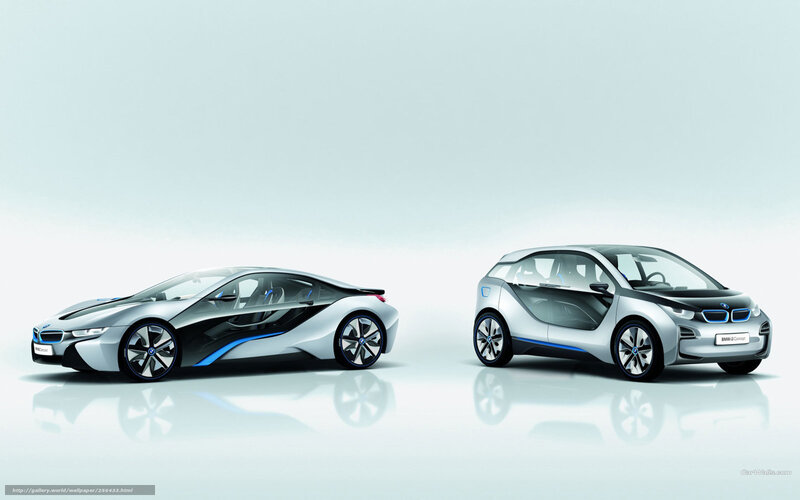 BMW i8 and i3 concept cars