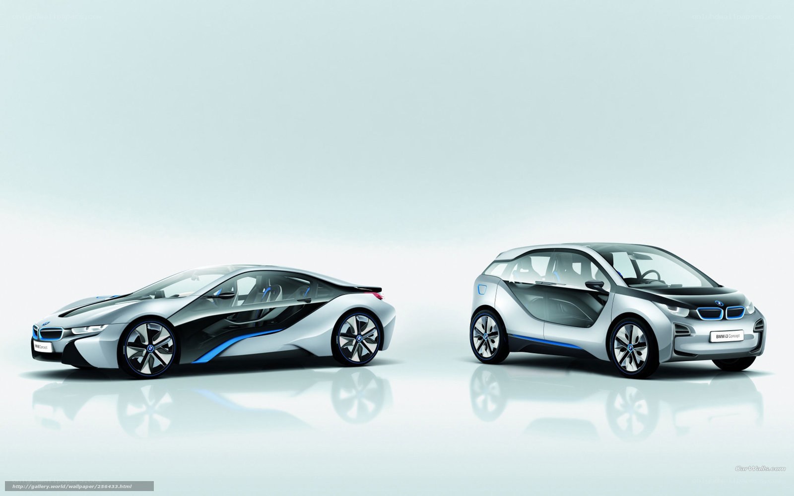 BMW i8 and i3 concept cars
