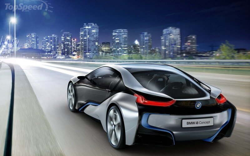 BMW I8 Concept Car — Silver