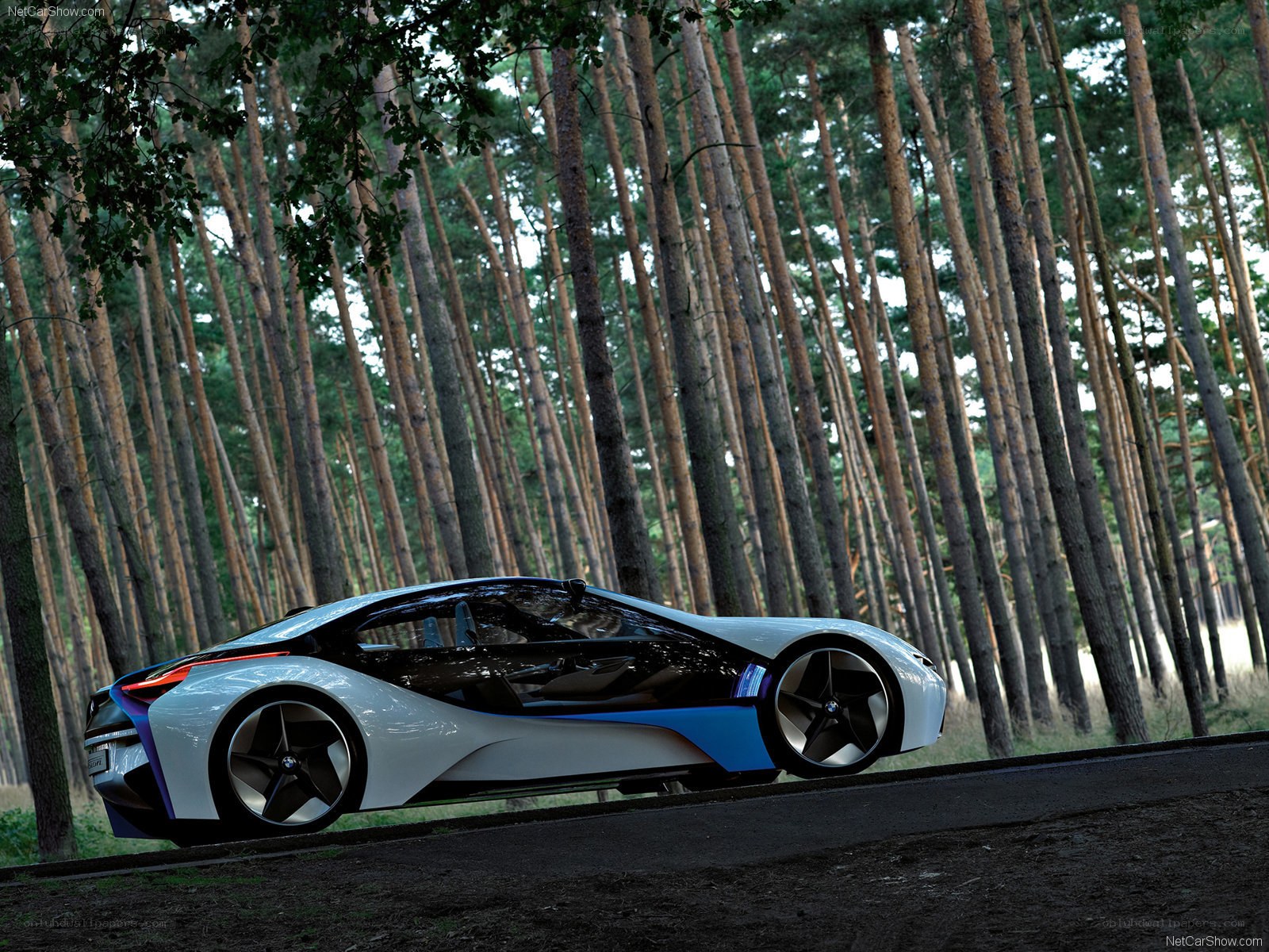 BMW i8 Concept in forest