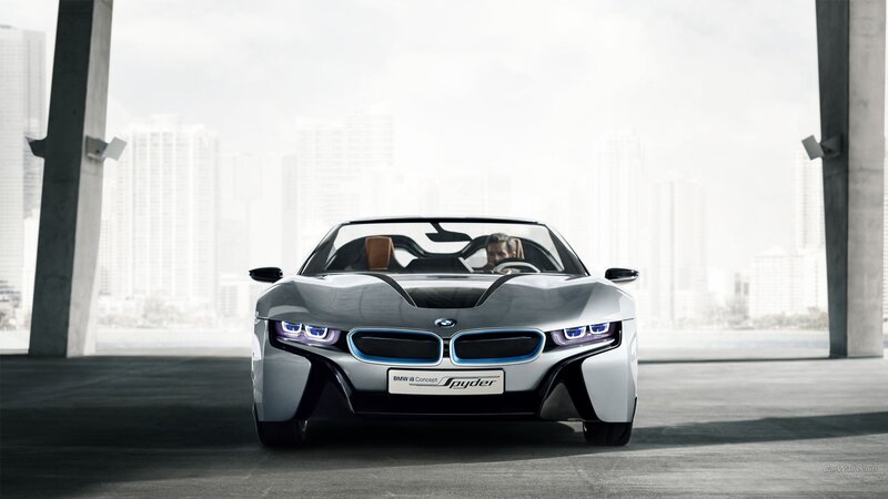 BMW I8 Concept Spyder — Silver