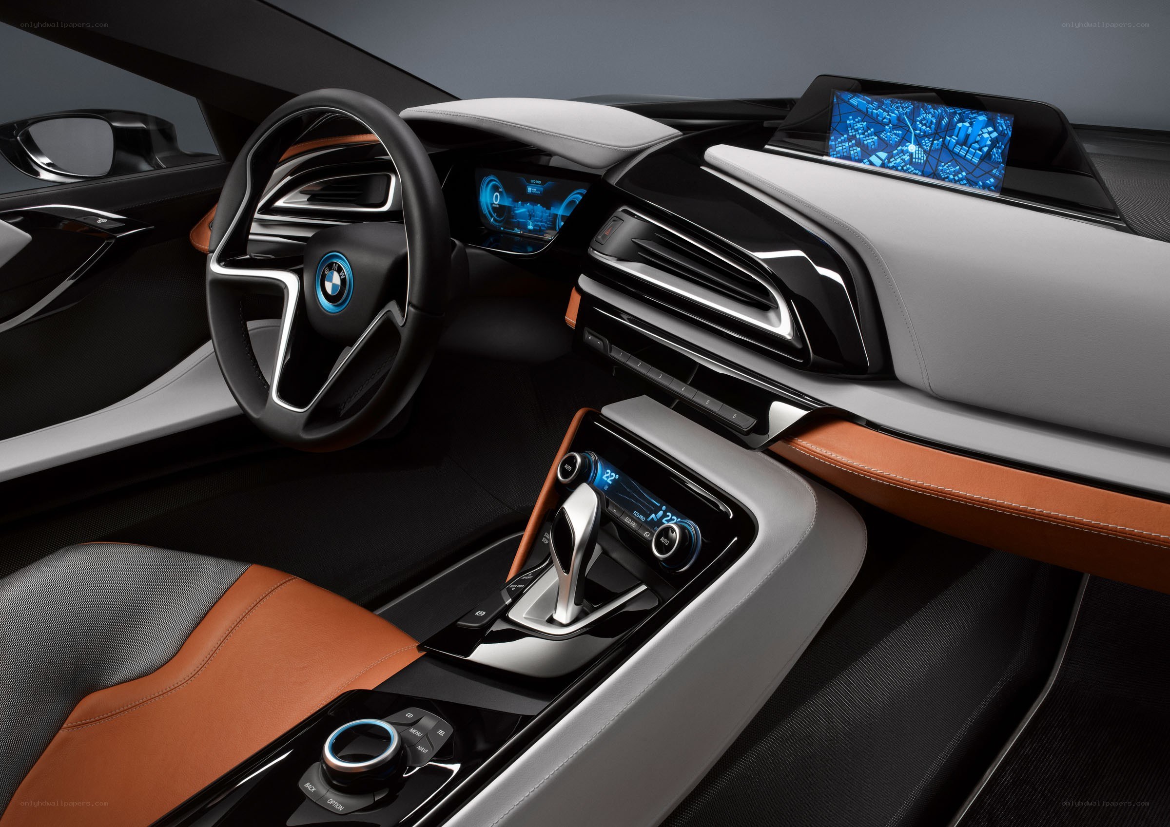 BMW i8 interior cockpit