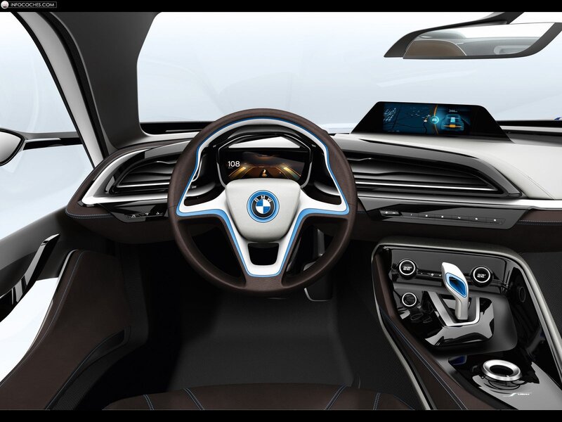 BMW i8 interior cockpit
