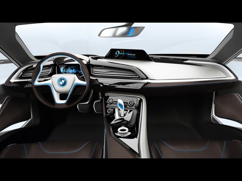 BMW i8 interior design
