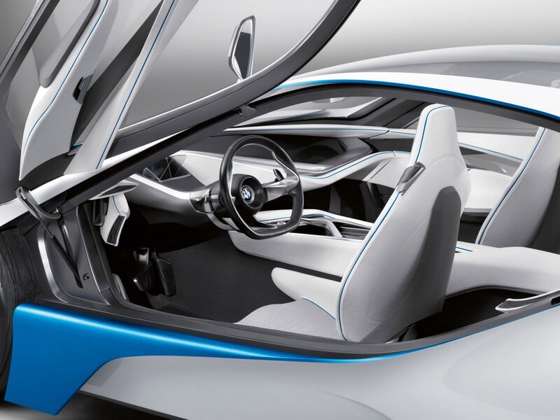 BMW i8 interior view