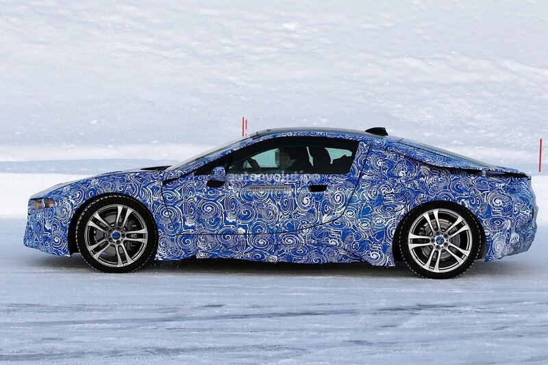 BMW i8 prototype on ice