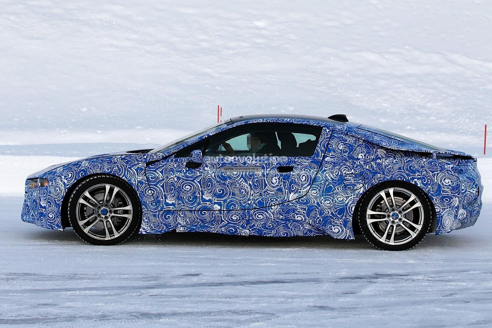 BMW i8 prototype on ice