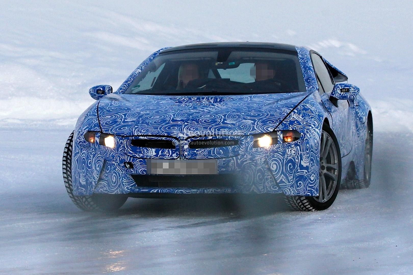 BMW i8 prototype on ice