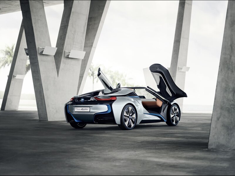 BMW i8 Spyder concept car