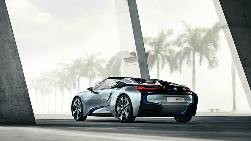 BMW i8 Spyder concept car