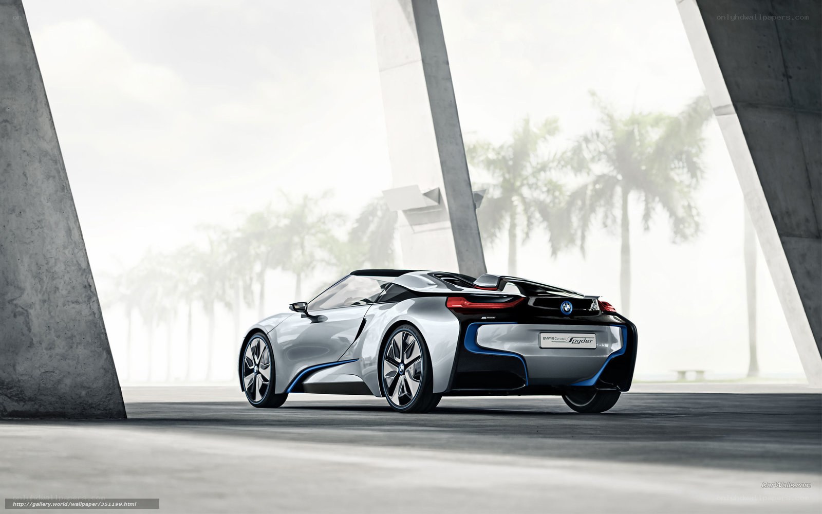 BMW i8 Spyder concept car