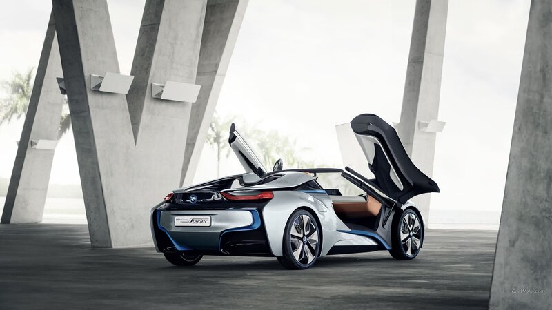 BMW I8 Spyder Concept — Silver