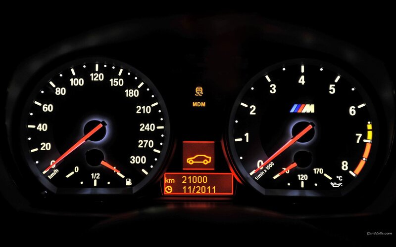 BMW Instrument Cluster — Black, Dark