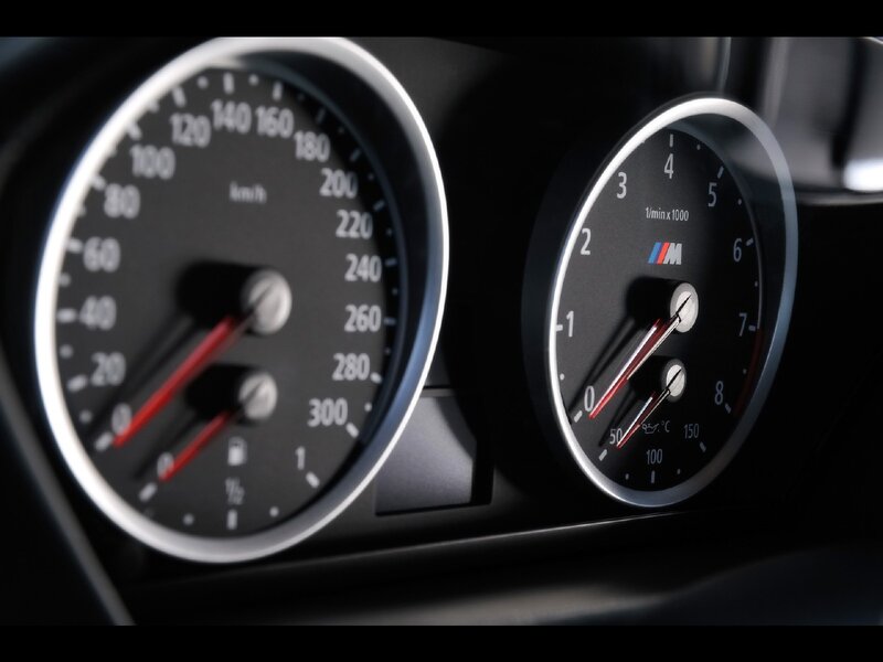 BMW Instrument Cluster — Black, Dramatic, Photograph