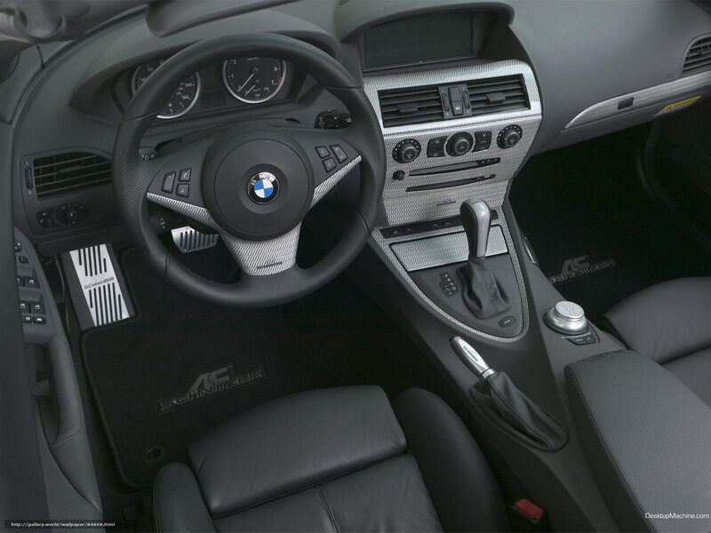 BMW interior with carbon fiber