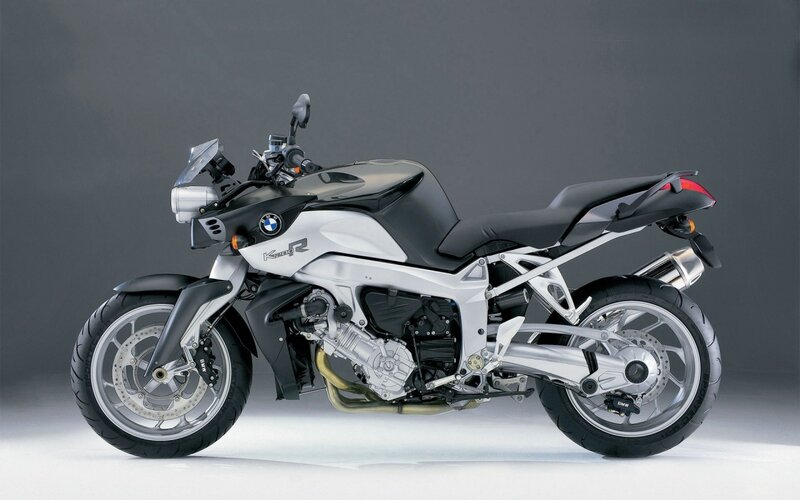 BMW K1200R Motorcycle — Silver, Neutral