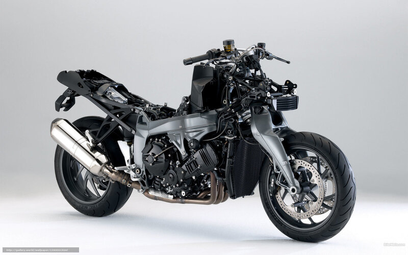 BMW K1300R Motorcycle — Black, Neutral