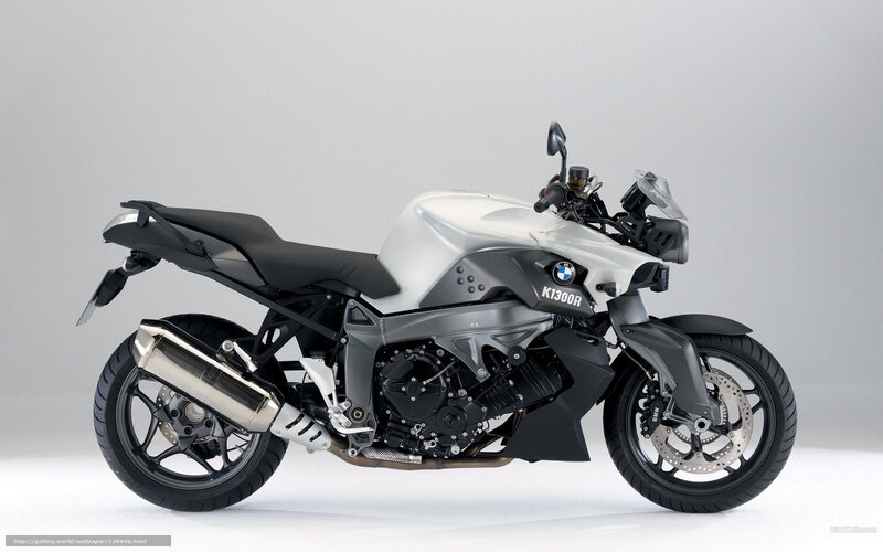 BMW K1300R Motorcycle — White, Neutral