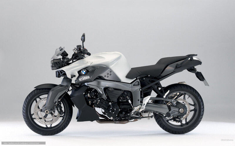 BMW K1300R Motorcycle — White