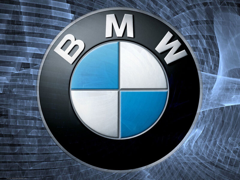 BMW Logo on Background — Black