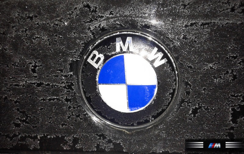 BMW Logo on Car — Black, Cold