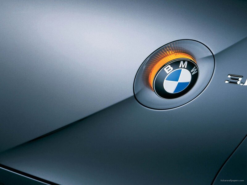 BMW Logo on Car — Gray