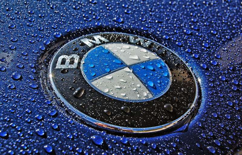 BMW Logo on Car