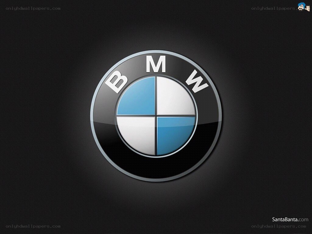 BMW logo on dark background