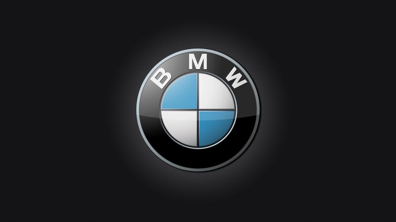 BMW logo on dark background