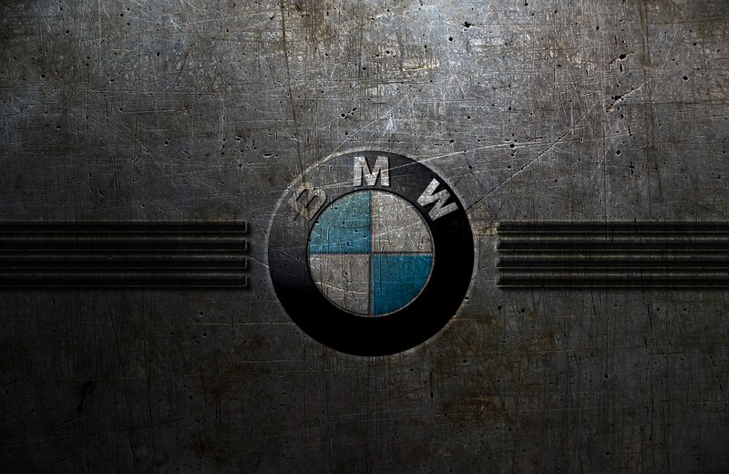 BMW Logo on Metal