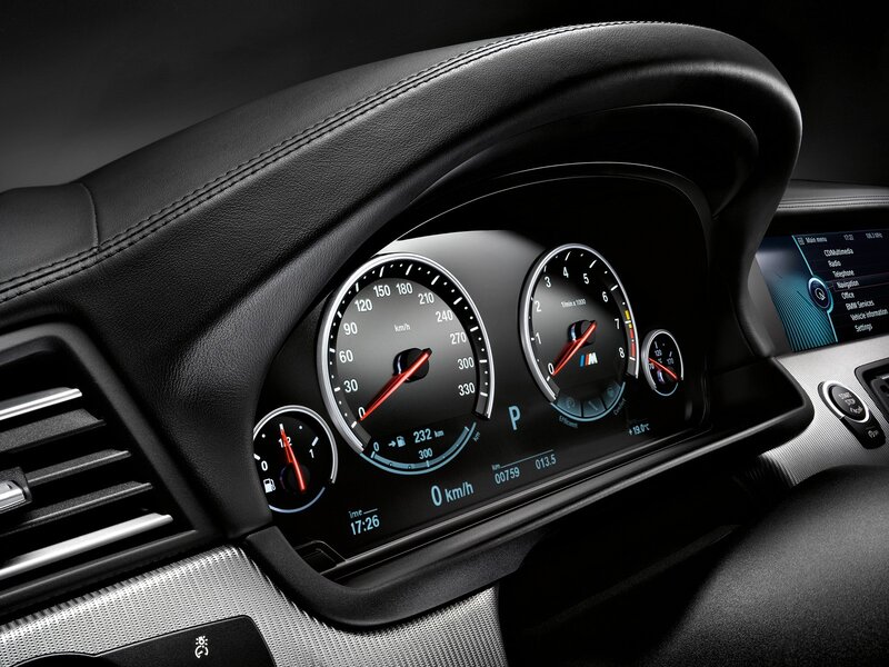 BMW M dashboard close-up
