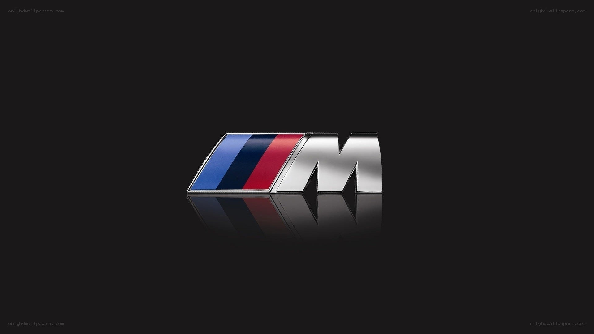 BMW M logo on black