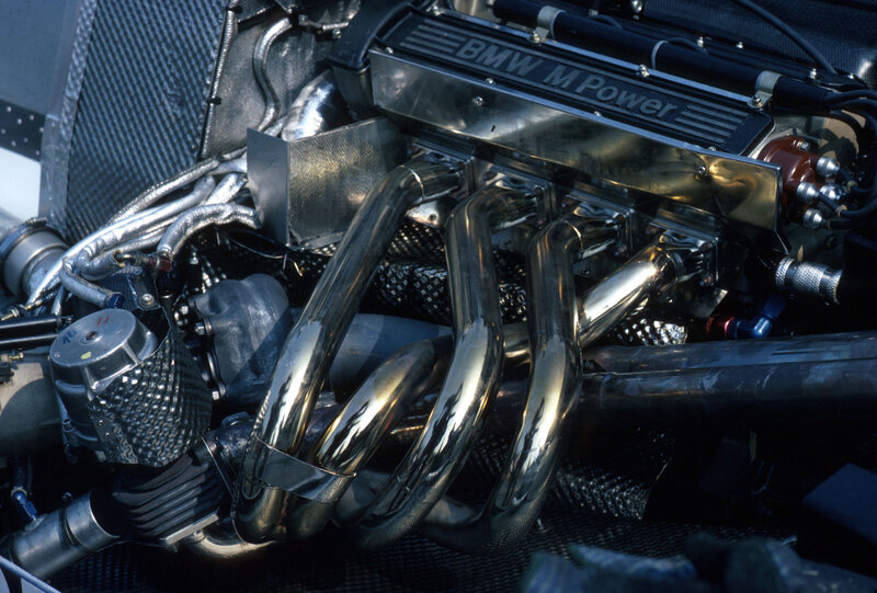 BMW M Power Engine — Silver