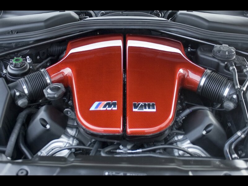 BMW M V10 engine cover
